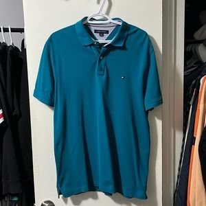 Blue polo T-shirt Tommy Hilfiger size Large